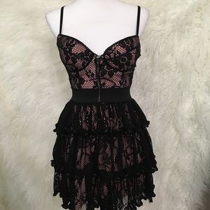 Rachael & Chloe Laced Bustier Dress, Size Small